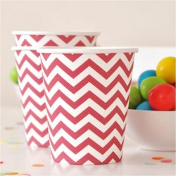Chevron Red Cups