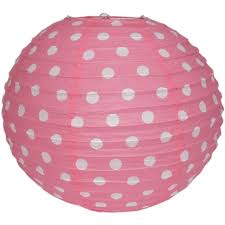 Lantern Polka Dot Pink
