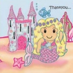 Mermaid Thank you Cards/Sprinkles